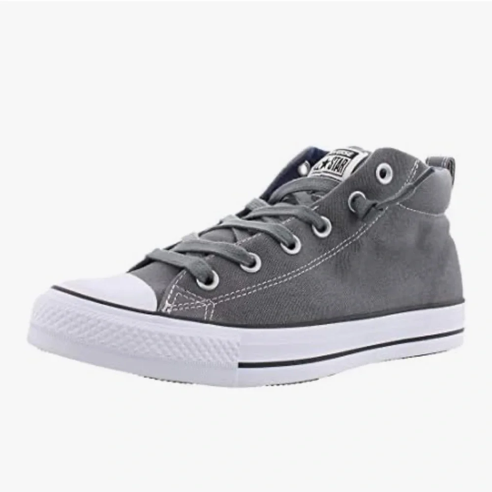 CONVERSE CHUCK TAYLOR ALL STAR GRAY SNEAKERS - Picture 2 of 13